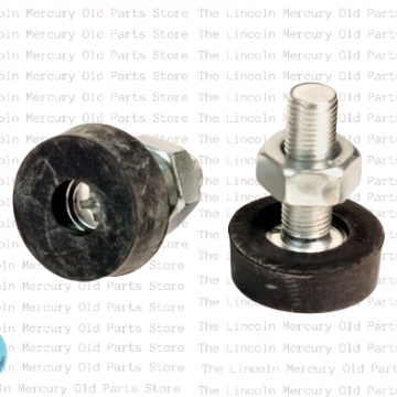 Hood Bumper Pair, Adjustable Hood Stops- NEW